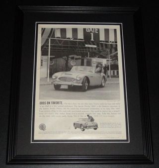 1959 Austin Healey 1000 11x14 Framed Vintage Advertisement