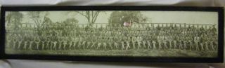 Military Wwi Battery C,  4th Battalion F.  A.  R.  D 1918 Group B&w 44 Inch Group Photo