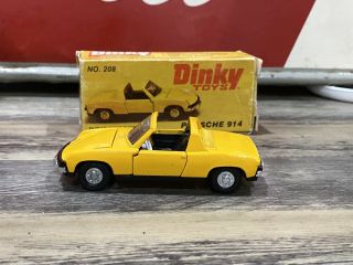 Dinky Toys Porsche 914 208 Near 1:43 2