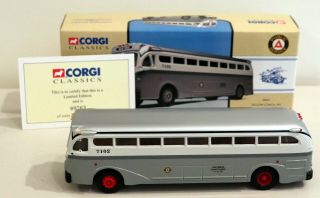 Dte 1995 Corgi Public Service 98467 Jersey Yellow Coach 743 Niob