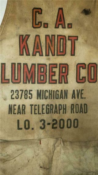 C.  A.  Kandt Lumber Company Vintage 1950 