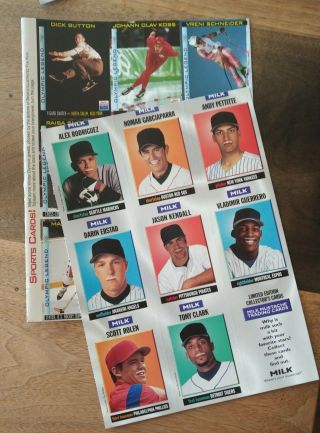 110 Different Sports Illustrated Kids Trading Cards,  10 full sheets & 5 strips 2