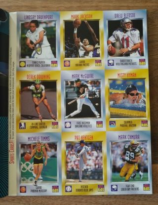 110 Different Sports Illustrated Kids Trading Cards,  10 full sheets & 5 strips 5