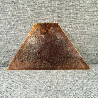 Amber Mica Replacement Lamp Shade Panel Trapezoid Multiple Avail Mission Repair