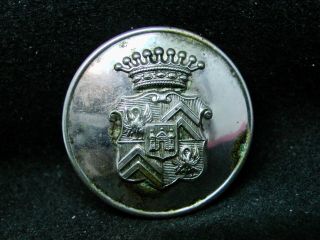 Pourtalès Family Coat Of Arms France,  Germany,  Canada 25mm S/p Livery Button