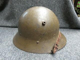 Spanish Civil War Czech Model 1930 Helmet - Complete - Liner - Scarce