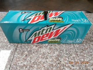 Mountain Dew ✰✰ Baja Blast 12pk Of 12oz Taco Bell Exclusive Cans✰✰