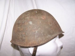Italian M33 Helmet.  In The Spanish Civil War 1936 - 39.  Size 56.