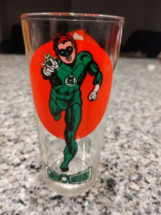1976 Green Lantern Pepsi Collectors Series Drinking Glass Dc Comics