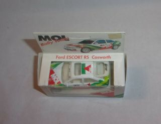 MJ7 Matchbox - L.  E.  - MB52 Escort Cosworth - White - MOL Rally Team 2