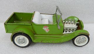 Vintage Nylint Steel Toy Ford Hotrod Street Rod Buggy Green