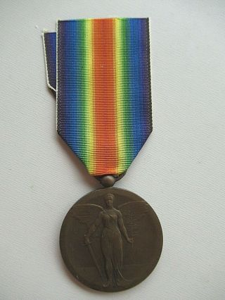 Romania Kingdom Wwi Victory Medal Official Issue W/ 
