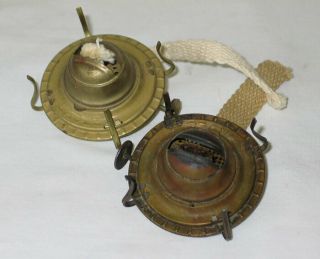 2 Vintage Antique Kerosene Lamp Mantle Replacements - Eagle 2 - 1/2 " Diam