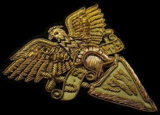 Post Wwi Pre Wwii Us Army Usma West Point Bullion Class Of 1927 Patch Badge