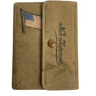 Bible Pocket Ww1 Soldiers Testament Military Star Spangle Banner Battle Hymn