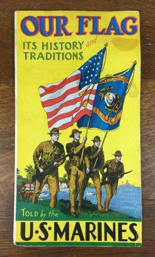 Vintage 5th Regiment U S Marines Our Flag History & Traditions - Marine Pin