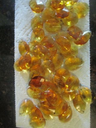 Vintage Amber 40 Small crystals 2