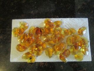 Vintage Amber 40 Small crystals 3