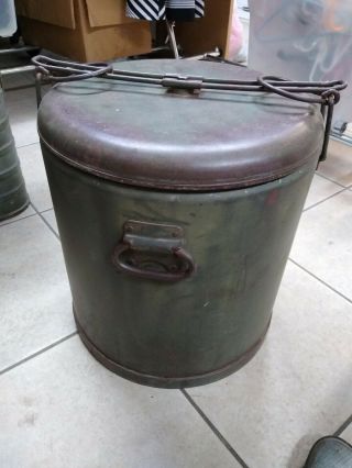 Nesco 1943 M1941 Round Insulated Container - Mermite Can Dated 1943