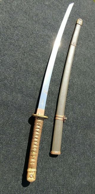 Vintage WWII Japanese Army Officer ' s Samurai Sword RARE 2