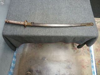 WWII JAPANESE ARMY TYPE 95 NCO SWORD W/ MATCHING NUMBERED SCABBARD 2