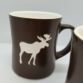 STARBUCKS Moose 2009 Coffee Mug Brown Cup EMBOSSED Etched 16 oz 3