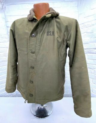 Wwii Us Navy N1 Cold Weather Deck Jacket