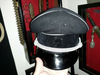 German Elite Ww2 Officer Cap Hat Visor