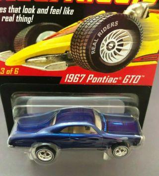 Hot Wheels RLC REAL RIDERS 1967 PONTIAC GTO w Real Riders Tires Gorgeous 2