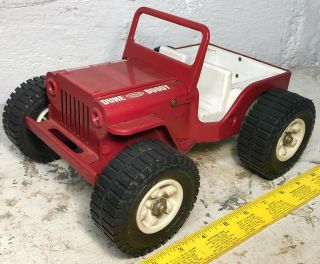 Vintage 1970s Tonka Dune Buggy Jeep Cj Pressed Steel Toy Truck Model 10 1/4 " L