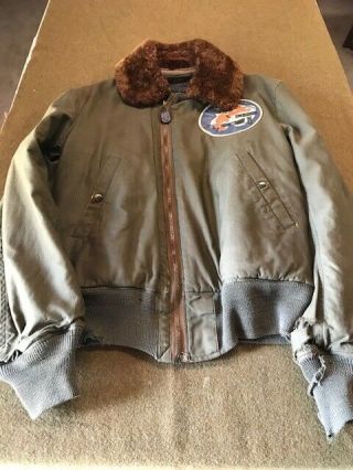 Ww2 Usaaf B - 15 Flight Jacket - Named Been There Jacket - Complete