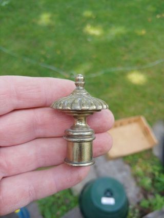 Vintage Antique Art Deco Brass Lamp Finials