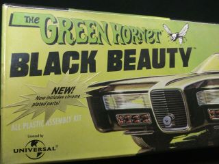 The Green Hornet Black Beauty Vintage Model Kit Open Box 1/25th Scale Rare