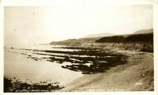 Moss Beach Near Half Moon Bay,  California,  Rppc,  Vintage Postcard
