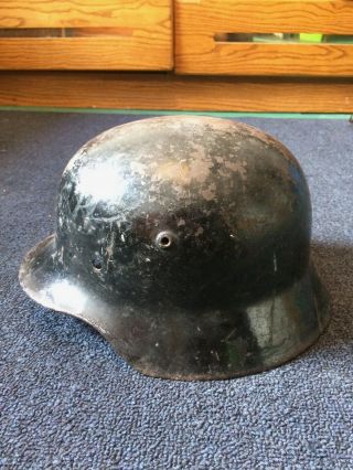 Vintage Wwii German Military Helmet