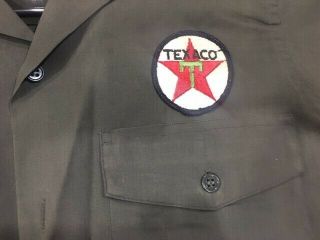 Vintage TEXACO Gas Station Attendant Uniform Shirt - Short Sleeve 2