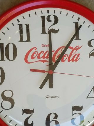 RARE VINTAGE Drink Coca Cola Clock 