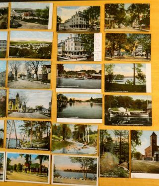 30 Postcards All from NORWAY Maine ME Steamer Pennesseewassee Lake Landing Wharf 5