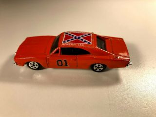1981 The Dukes of Hazzard - ERTL - General Lee & Backing Card - 2