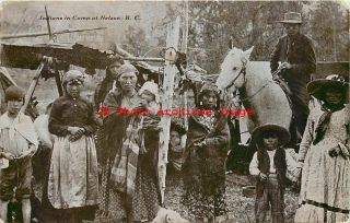 Native American Indians,  Camp Near Nelson British Columbia Canada,  Tom Jones