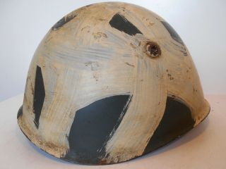 Italian Helmet M33 WWII COMBAT Winter camouflage German Helmet WWII 2