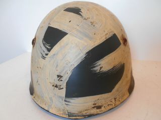 Italian Helmet M33 WWII COMBAT Winter camouflage German Helmet WWII 3