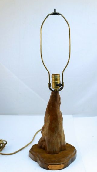 Vintage Cypress Knee Lamp,  Small,  Mid Century,  Drift Wood