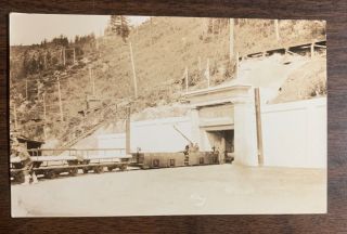 Old Consolidated Mining Smelting Co.  Trail Bc Canada Railroad Rppc Postcard