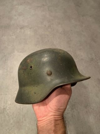 M40 Or M42 Ww2 Wwii German Battle Helmet 66cm