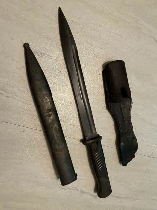 German M 1884/98 Bayonet By Mundlos 38 Read Post