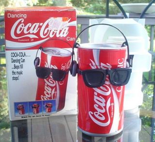 Vintage 1989 Dancing Coca Cola/classic Coke Can/music Activated