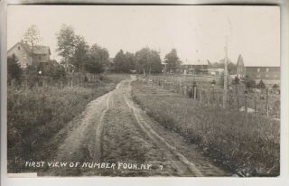 Circa 1920s Rppc - First View Of Number Four - Number Four Lewis County York