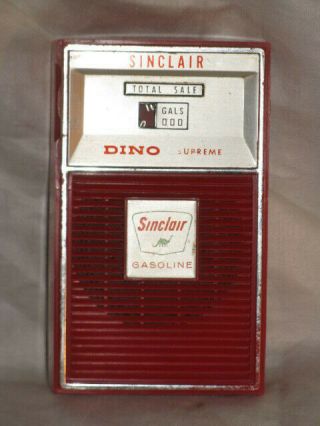 Sinclair Gas Gasoline Dino Transister Radio Gas Pump Case 3