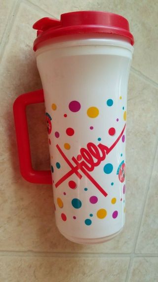 Vintage Defunct Hills Department Store Snack Bar Mug Cup Coca Cola Whirley W/lid